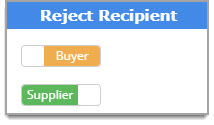 Reject Recipients